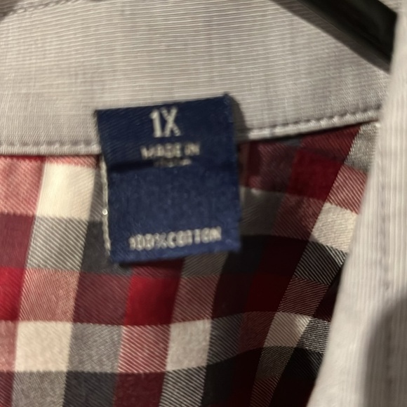 Robert Graham men’s checkered plaid button down shirt - Picture 4 of 5